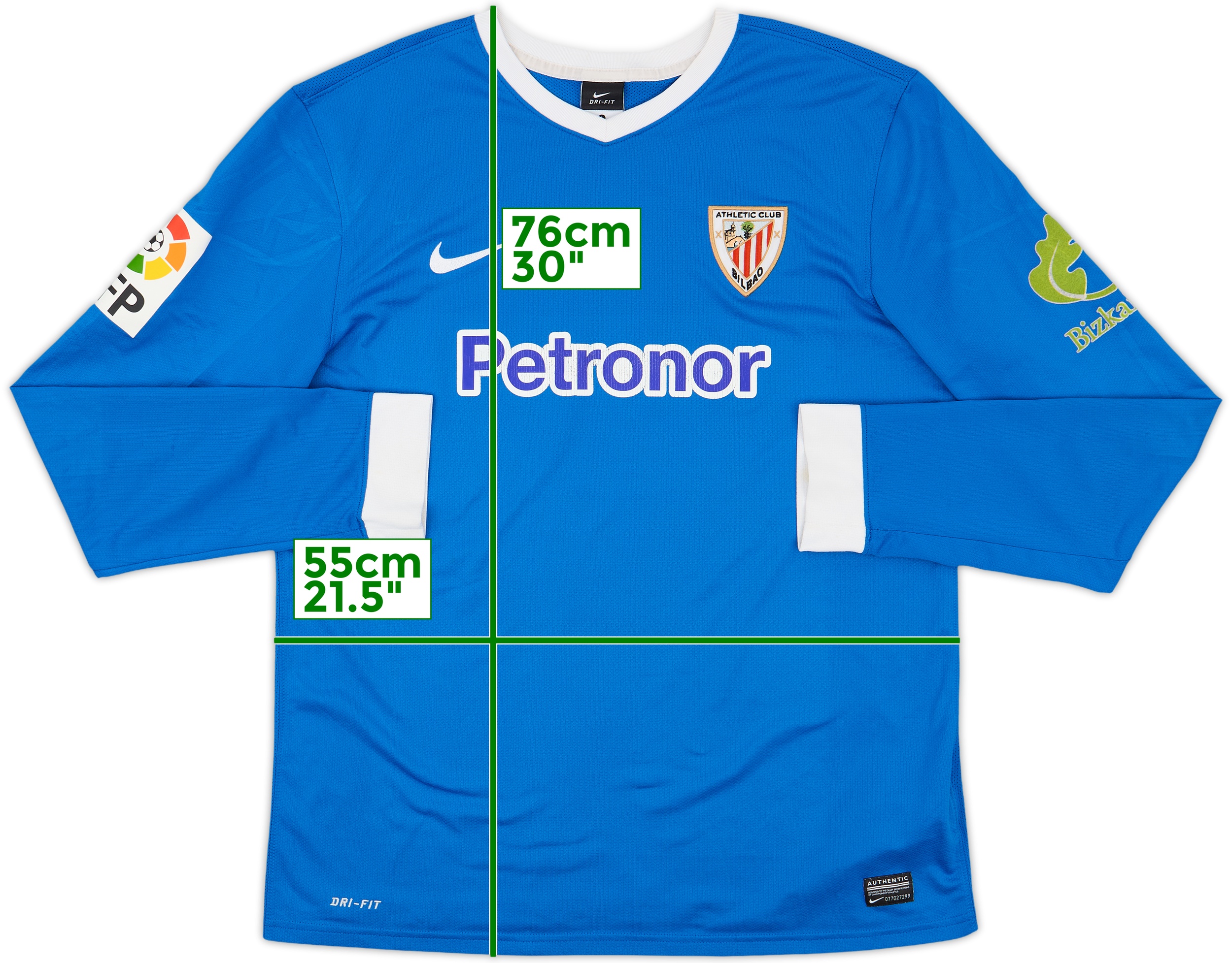 2013-14 Athletic Bilbao Away L/S Shirt - 7/10 - (L)