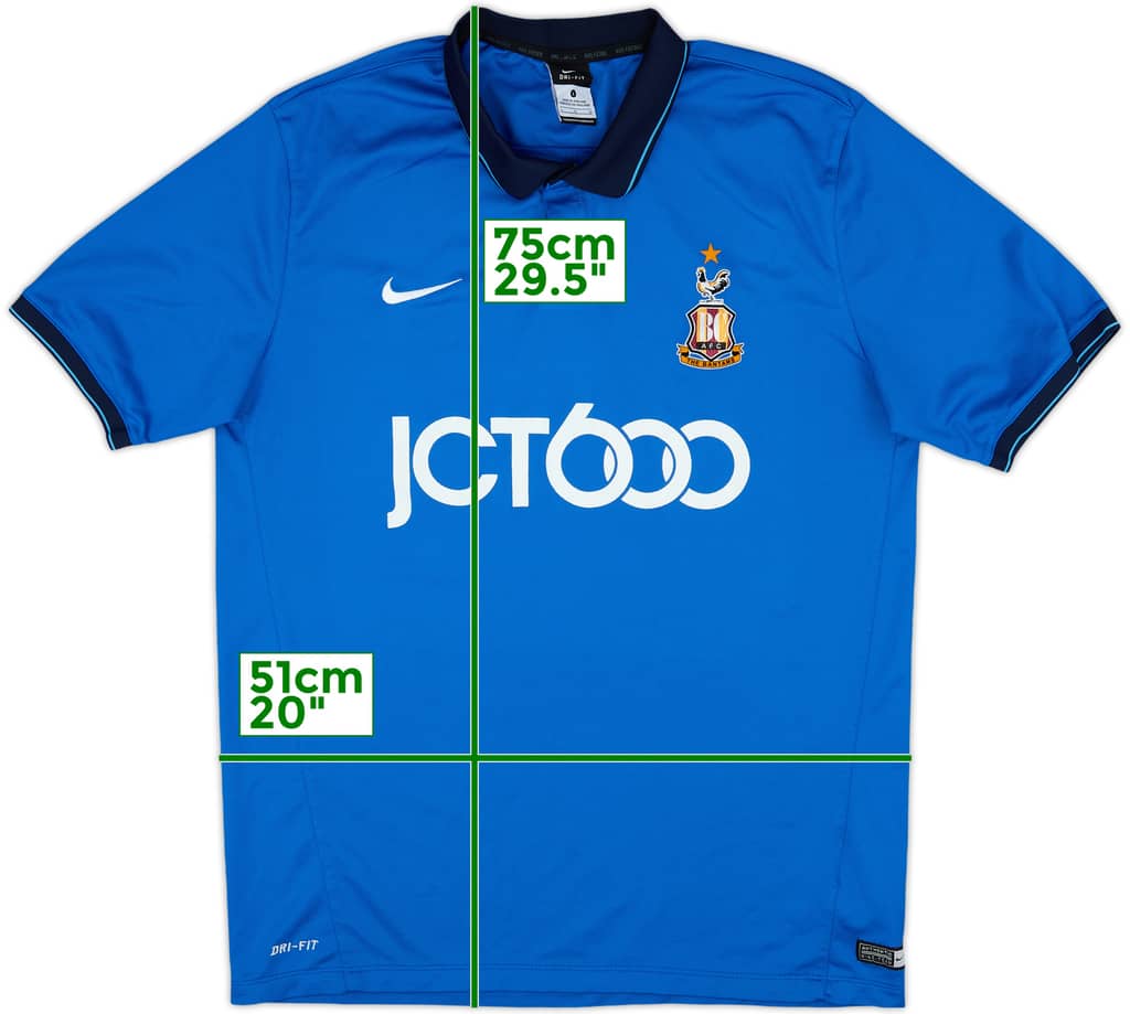 2015-16 Bradford City Nike Polo Shirt - 10/10 - (L)