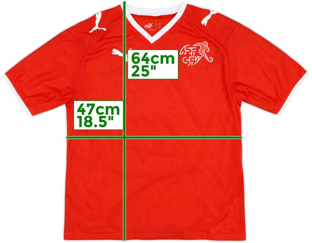 2008-10 Switzerland Home Shirt - 8/10 - (XL.Boys)