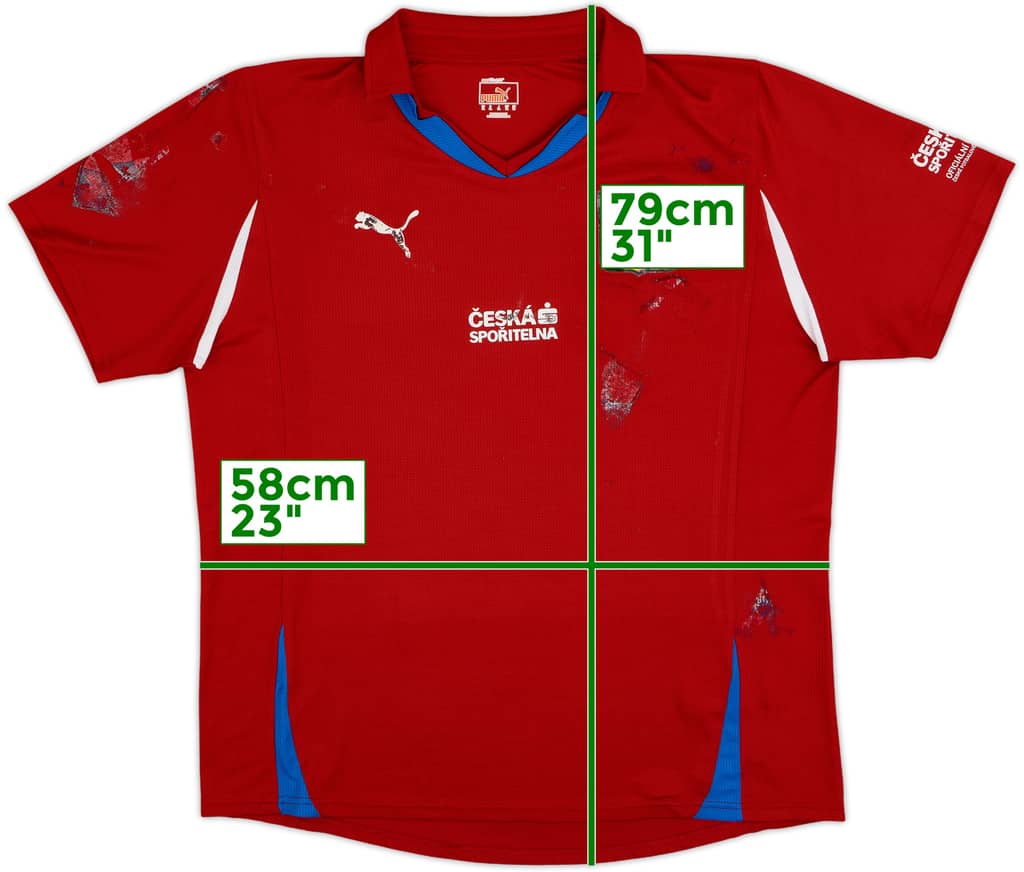 2010-12 Czech Republic Home Shirt - 4/10 - (XL)