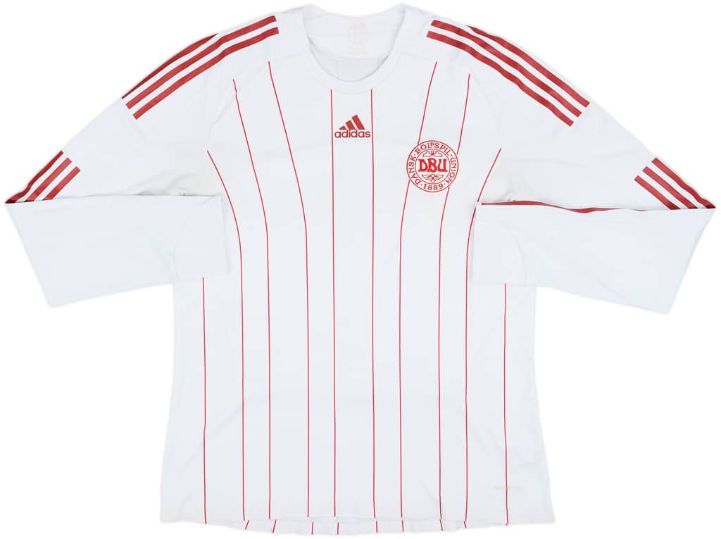 2008-10 Denmark Player Issue Away L/S Shirt - 6/10 - (XL)