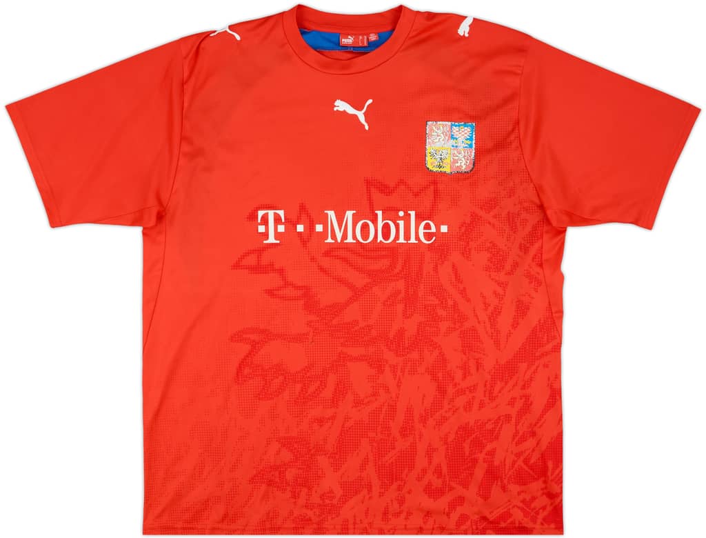 2006-08 Czech Republic Home Shirt - 4/10 - (XL)