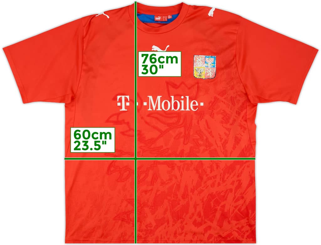2006-08 Czech Republic Home Shirt - 4/10 - (XL)