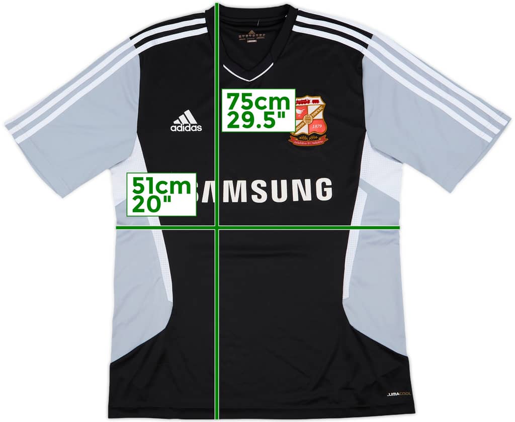 2011-12 Swindon Town adidas Training Shirt - 6/10 - (L/XL)