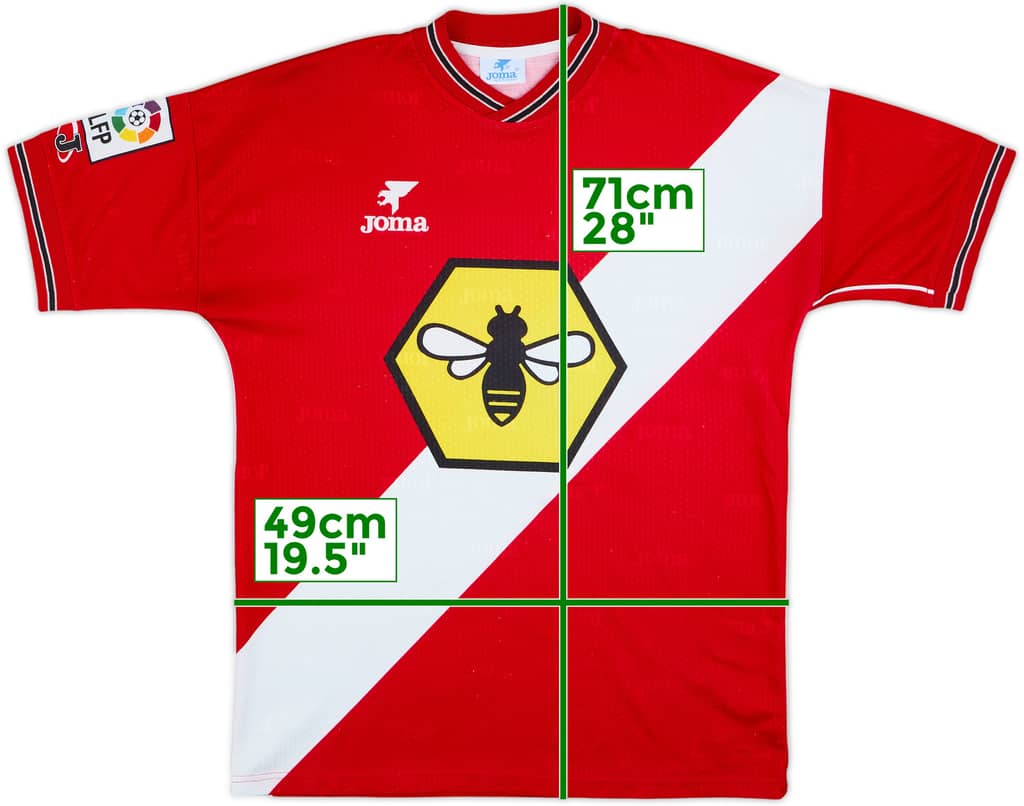 1999-00 Rayo Vallecano Away Shirt - 8/10 - (L)