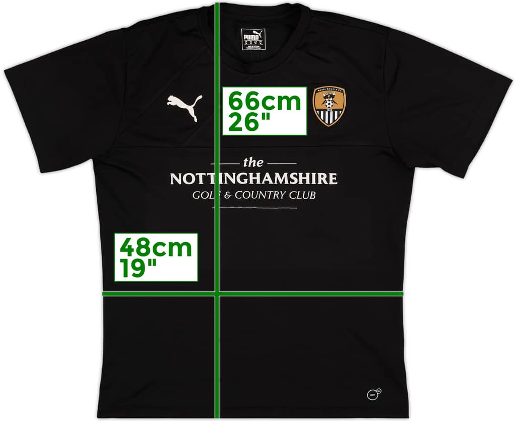 2018-19 Notts County Puma Training Shirt - 9/10 - (M)