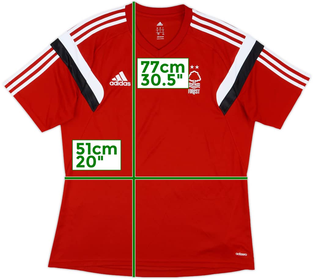 2014-15 Nottingham Forest adidas Training Shirt - 9/10 - (L)