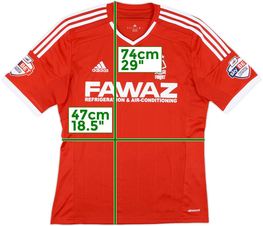 2014-15 Nottingham Forest Home Shirt - 8/10 - (M)