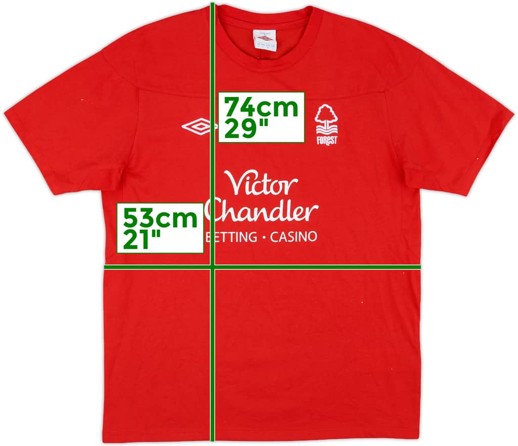 2010-11 Nottingham Forrest Umbro Training Shirt - 9/10 - (L)