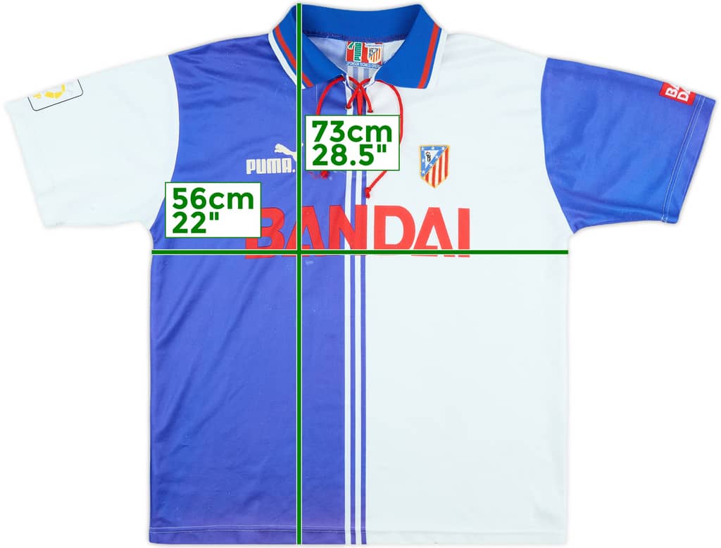 1996-97 Atletico Madrid Third Shirt - 5/10 - (L)