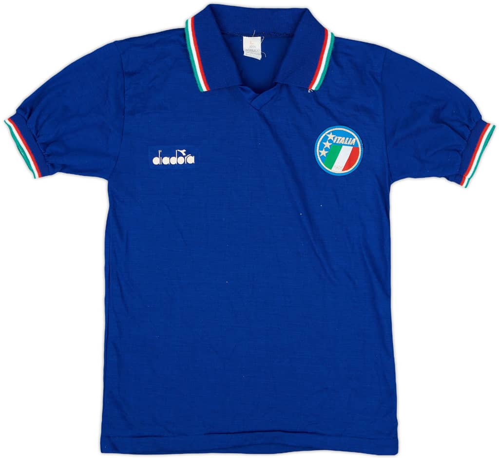 1986-88 Italy Home Shirt - 9/10 - (L.Boys)