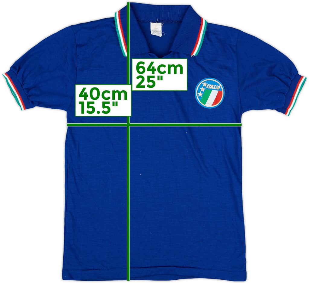 1986-88 Italy Home Shirt - 9/10 - (L.Boys)