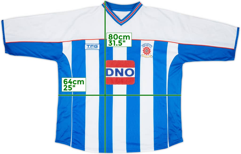 2002-03 Hartlepool Home Shirt - 6/10 - (XXL)