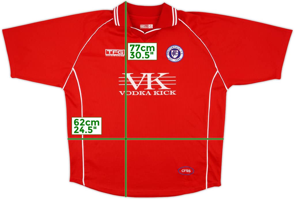 2001-03 Chesterfield Away Shirt - 8/10 - (XL)