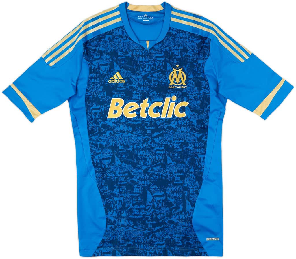 2011-12 Olympique Marseille Player Issue Techfit Away Shirt - 9/10 - (XL)