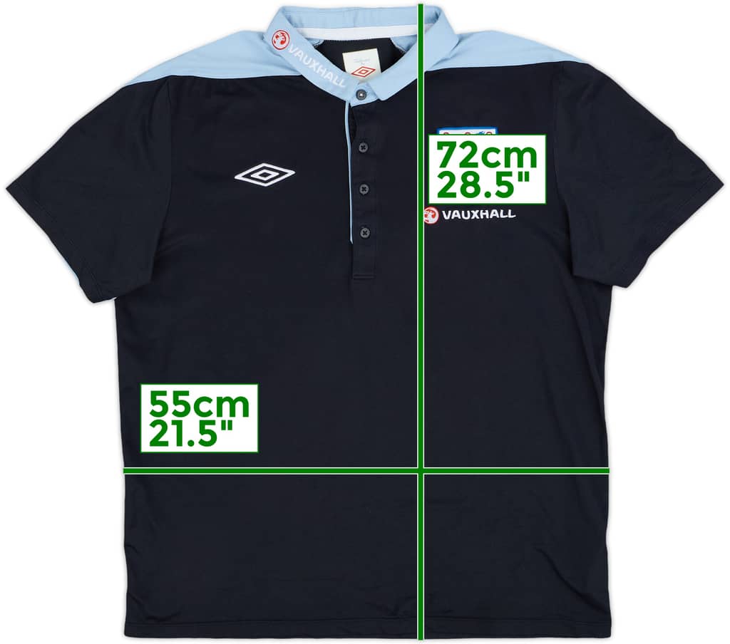 2011-12 England Umbro Polo Shirt - 9/10 - (L)