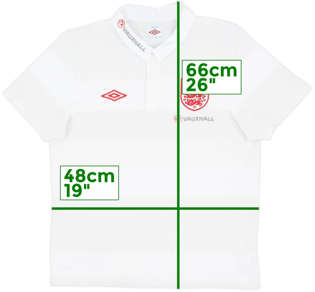 2012-13 England Umbro Polo Shirt - 9/10 - (L)
