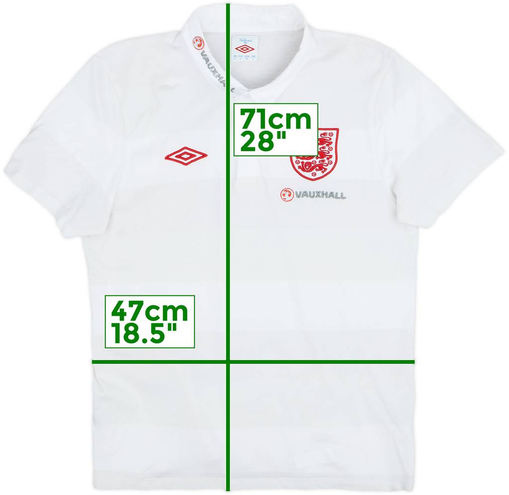 2012-13 England Umbro Polo Shirt - 9/10 - (L)