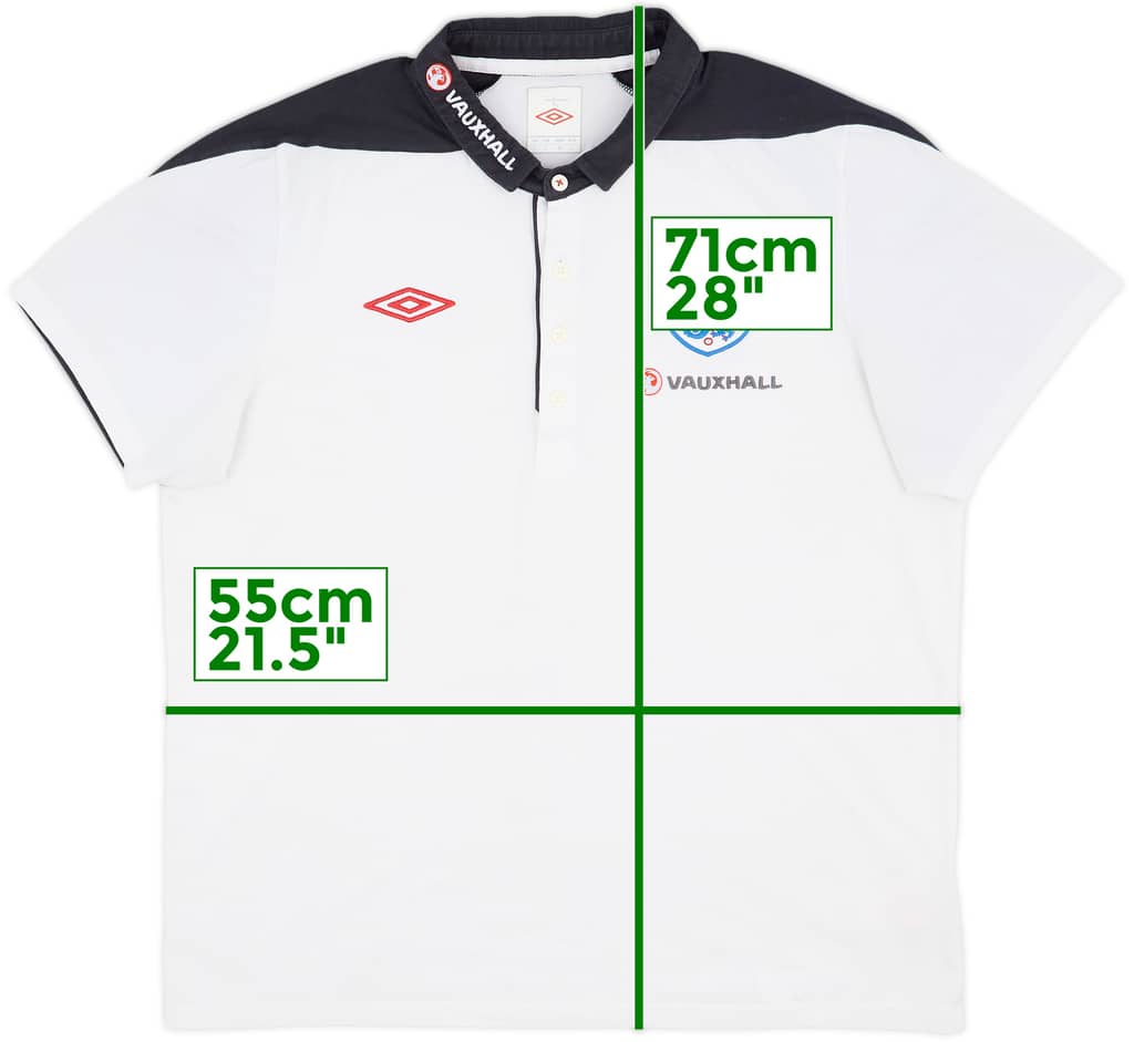 2012-13 England Umbro Polo Shirt - 6/10 - (L)