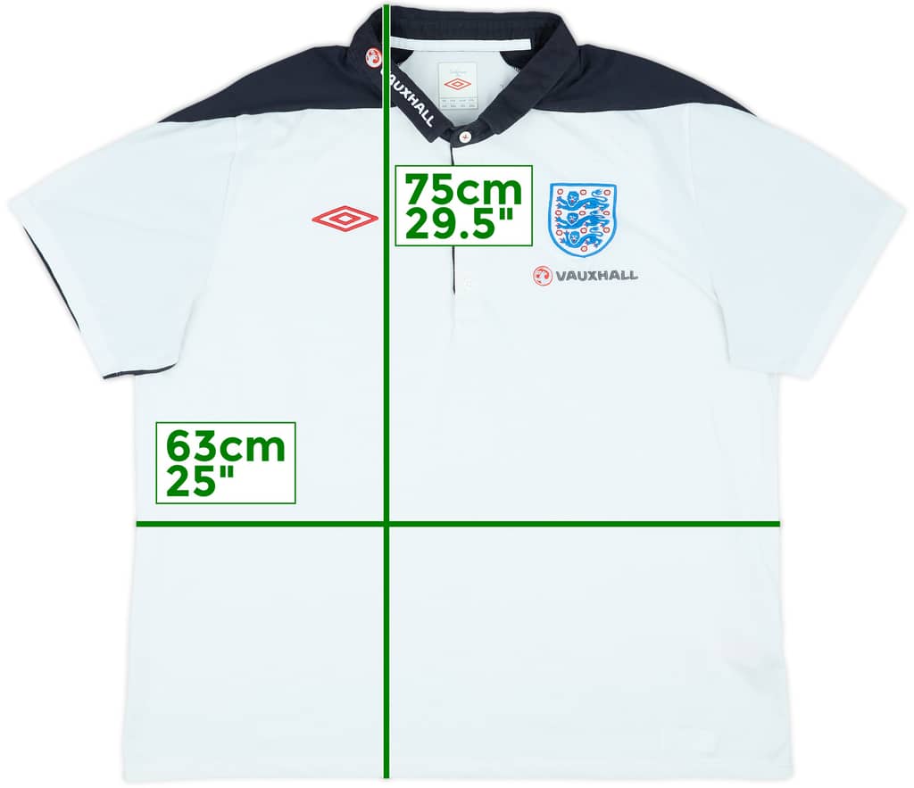 2012 England Umbro Polo Shirt - 7/10 - (XXL)
