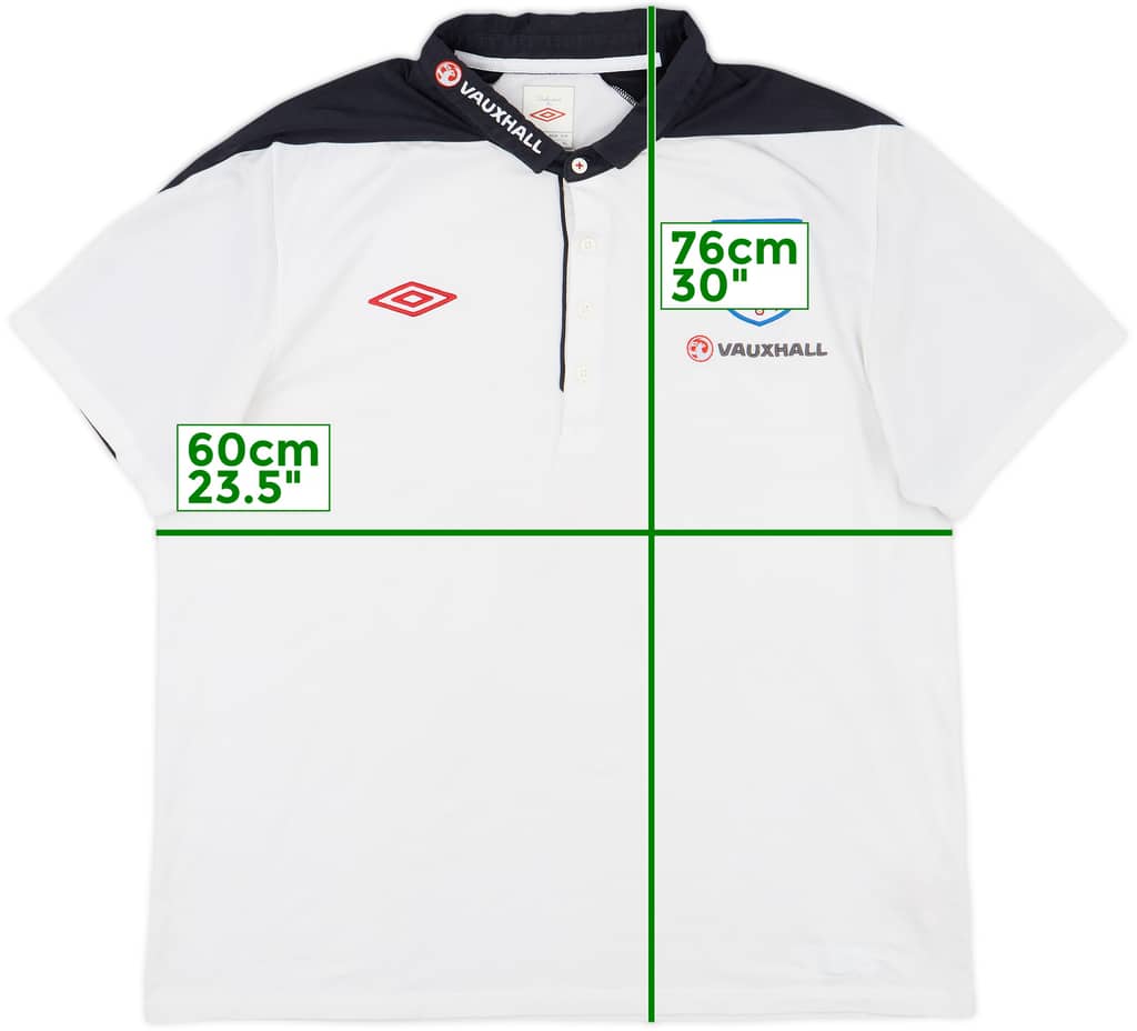 2012 England Umbro Polo Shirt - 7/10 - (XL)