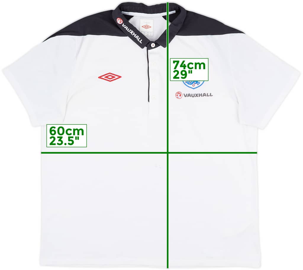 2012-13 England Umbro Polo Shirt - 7/10 - (XL)