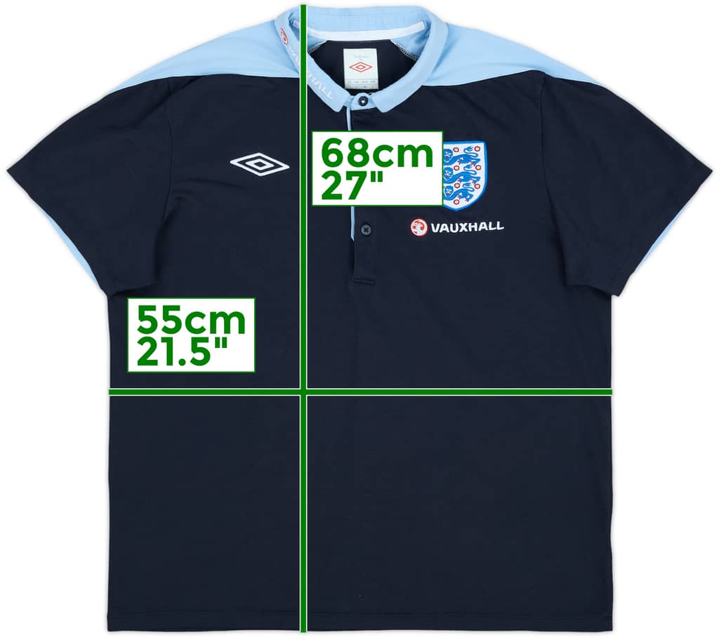 2012-13 England Umbro Polo Shirt - 9/10 - (L)