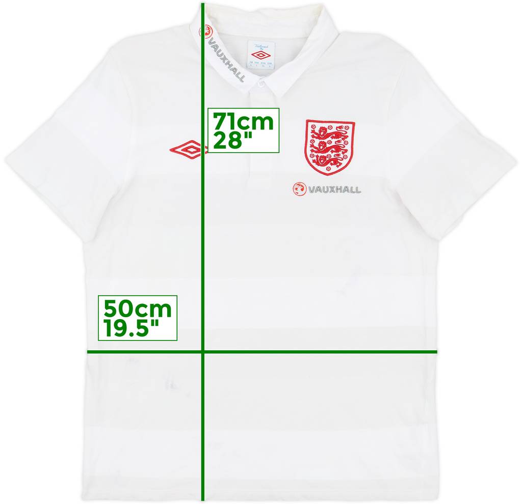 2012-13 England Umbro Polo Shirt - 7/10 - (L)