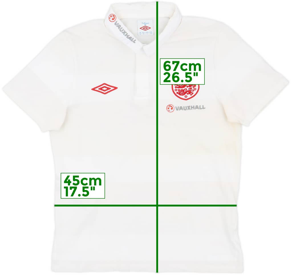 2012-13 England Umbro Polo Shirt - 9/10 - (M)