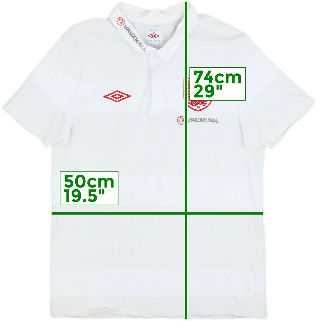 2012-13 England Umbro Polo Shirt - 7/10 - (L)