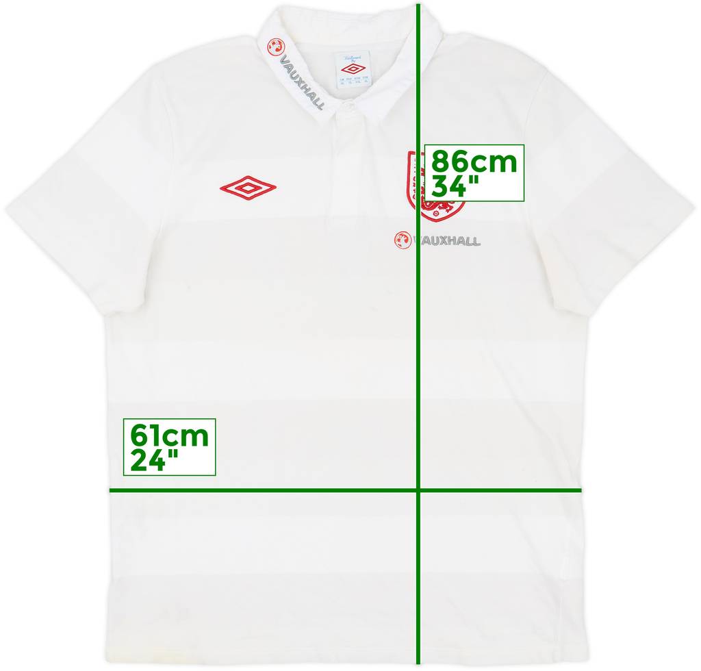 2012-13 England Umbro Polo Shirt - 7/10 - (XL)