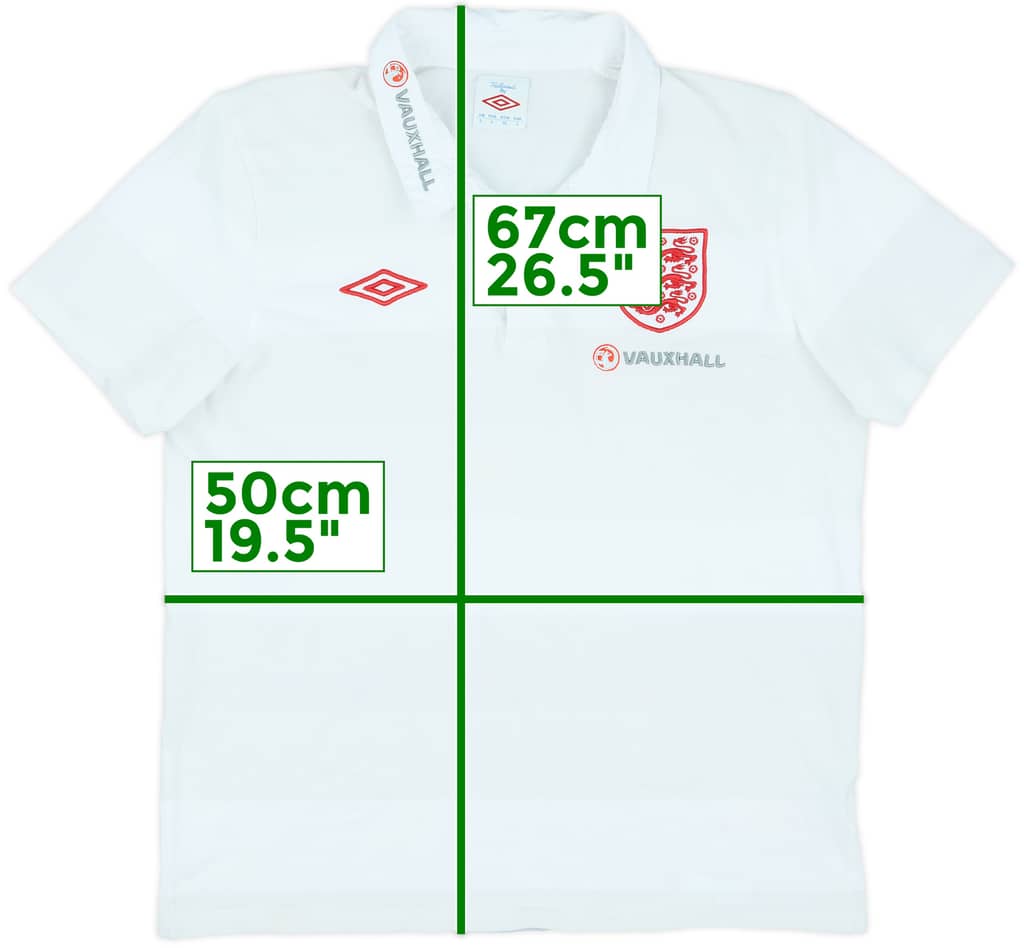 2012-13 England Umbro Polo Shirt - 8/10 - (L)
