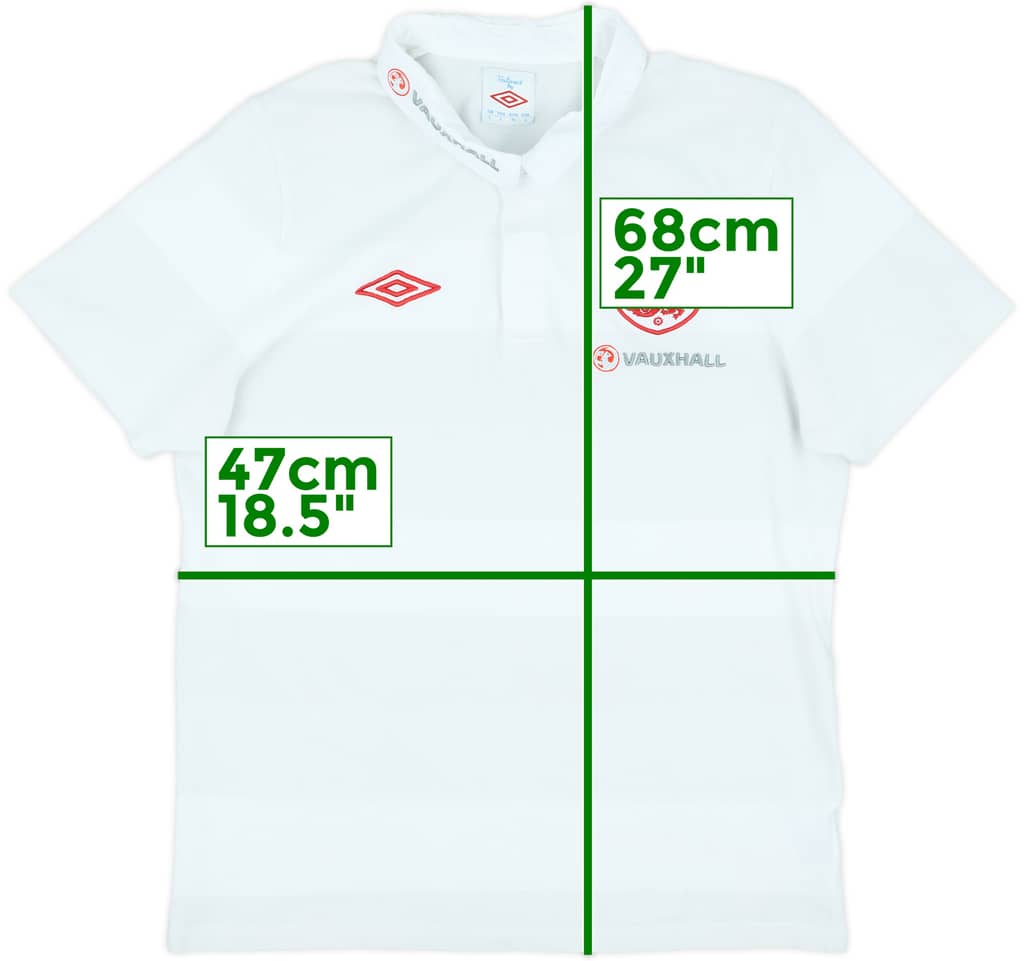 2012-13 England Umbro Polo Shirt - 8/10 - (L)