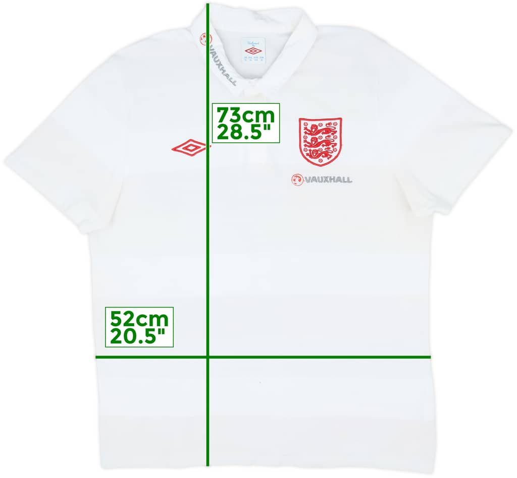 2012-13 England Umbro Polo Shirt - 8/10 - (XL)