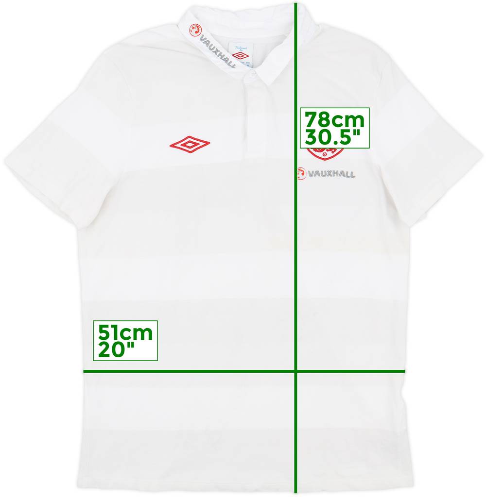 2012-13 England Umbro Polo Shirt - 7/10 - (XL)