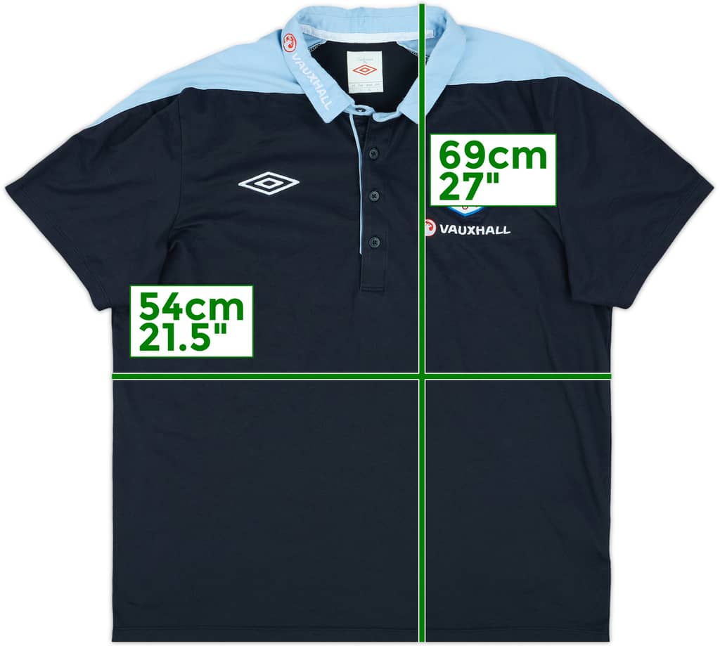 2012 England Umbro Polo Shirt - 8/10 - (L)