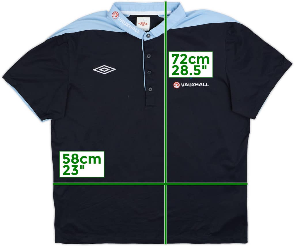 2011-12 England Umbro Polo Shirt - 8/10 - (XL)