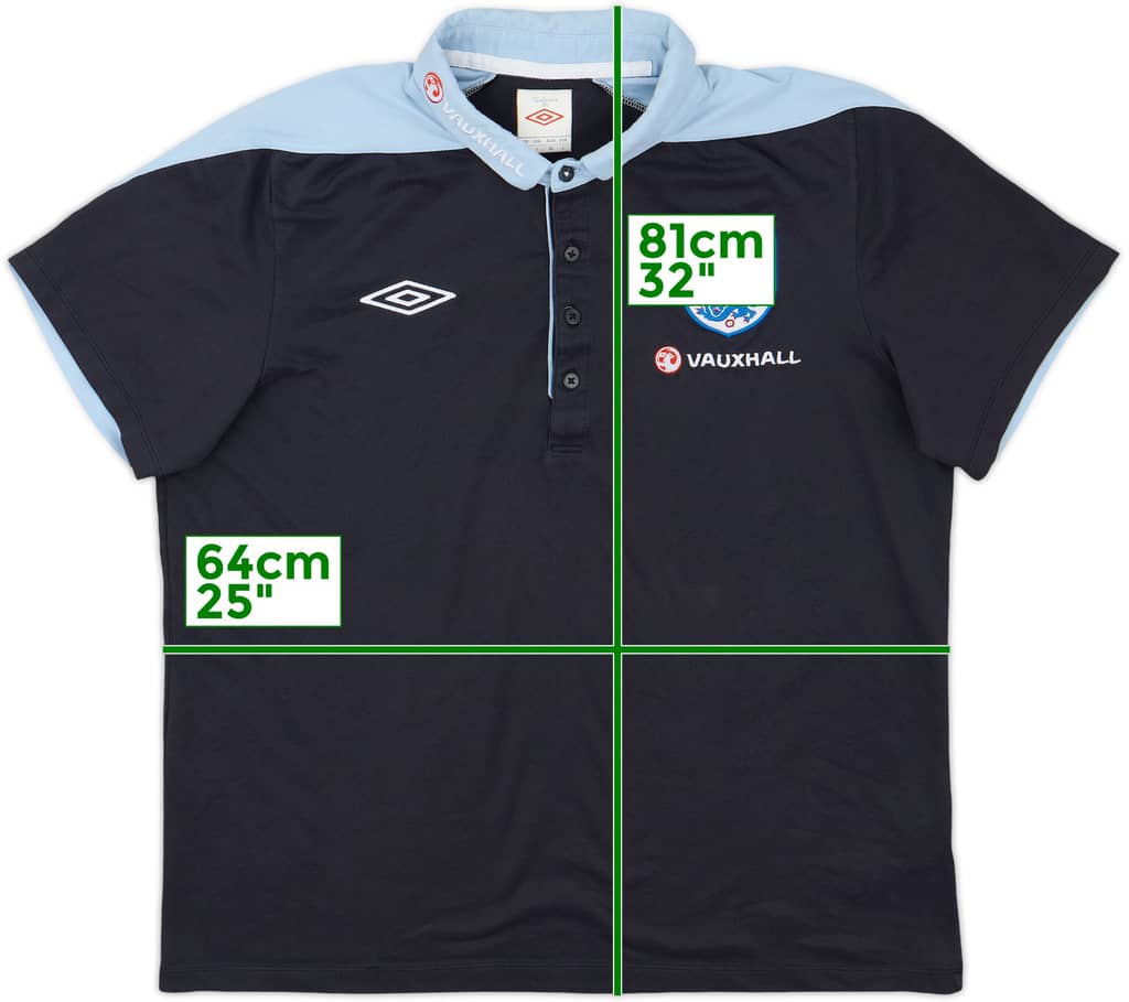 2011-12 England Umbro Polo Shirt - 8/10 - (L)