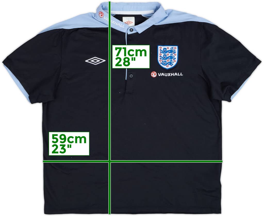 2011-12 England Umbro Polo Shirt - 7/10 - (XL)