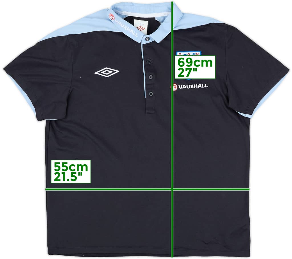 2011-12 England Umbro Polo Shirt - 8/10 - (L)