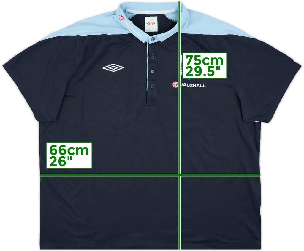 2012 England Umbro Polo Shirt - 8/10 - (3XL)