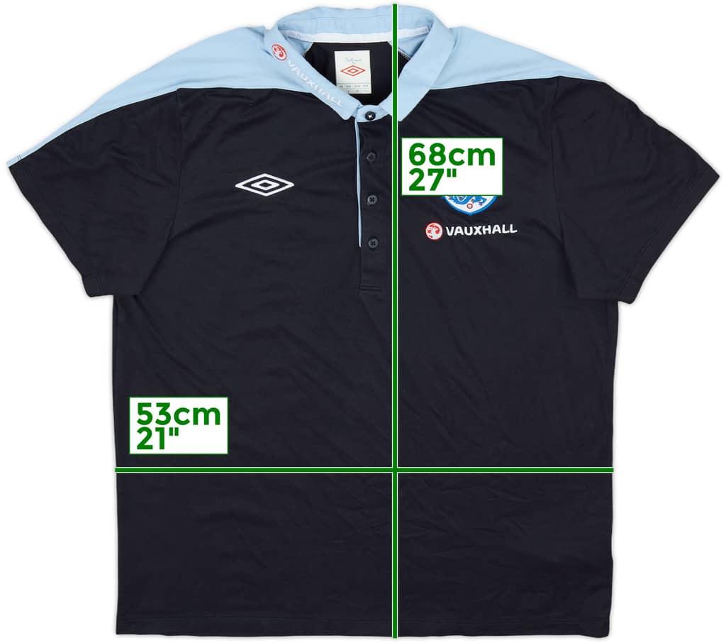 2011-12 England Umbro Polo Shirt - 8/10 - (L)