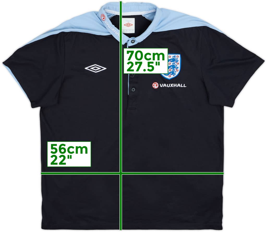 2011-12 England Umbro Polo Shirt - 9/10 - (L)