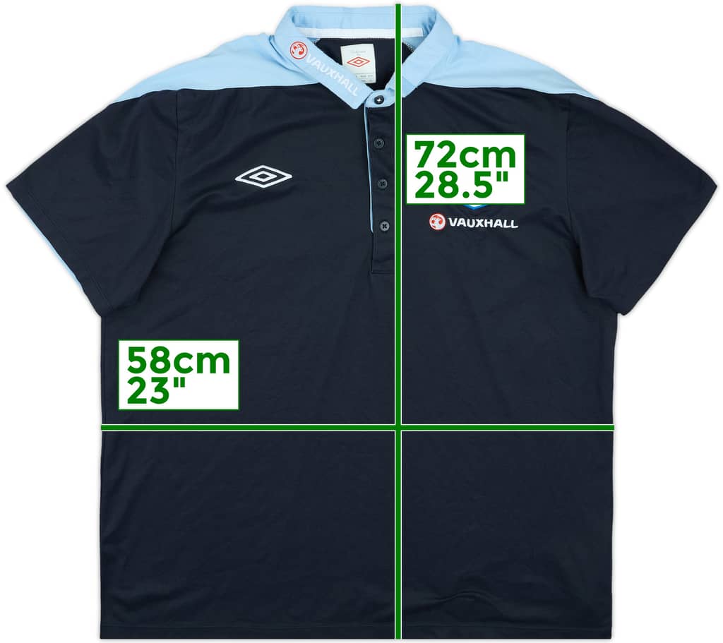 2012 England Umbro Polo Shirt - 8/10 - (XL)