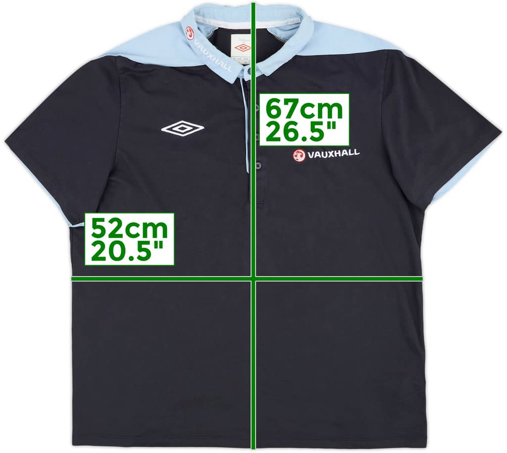 2012-13 England Umbro Polo Shirt - 8/10 - (L)