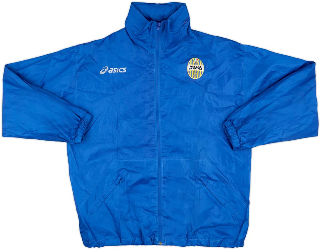 2006-07 Hellas Verona Asics Hooded Rain Jacket - 6/10 - (M)