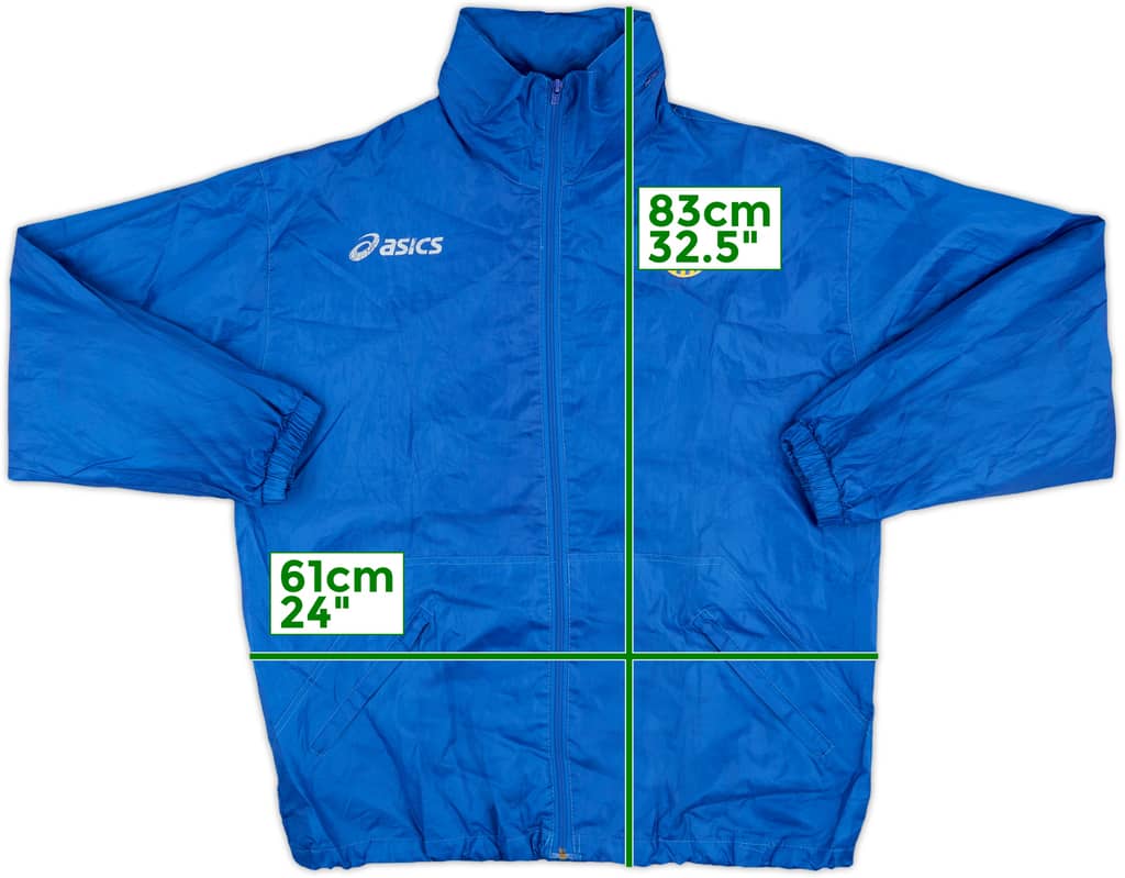 2006-07 Hellas Verona Asics Hooded Rain Jacket - 6/10 - (M)