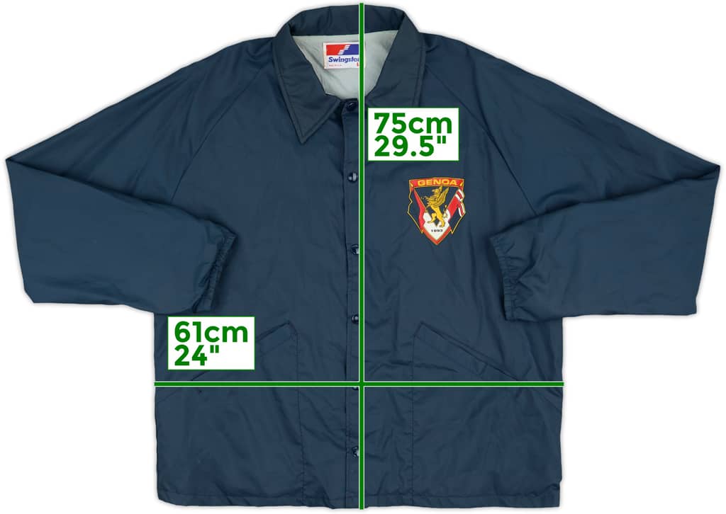 1992-94 Genoa Swingster Coach Jacket - 8/10 - (L)