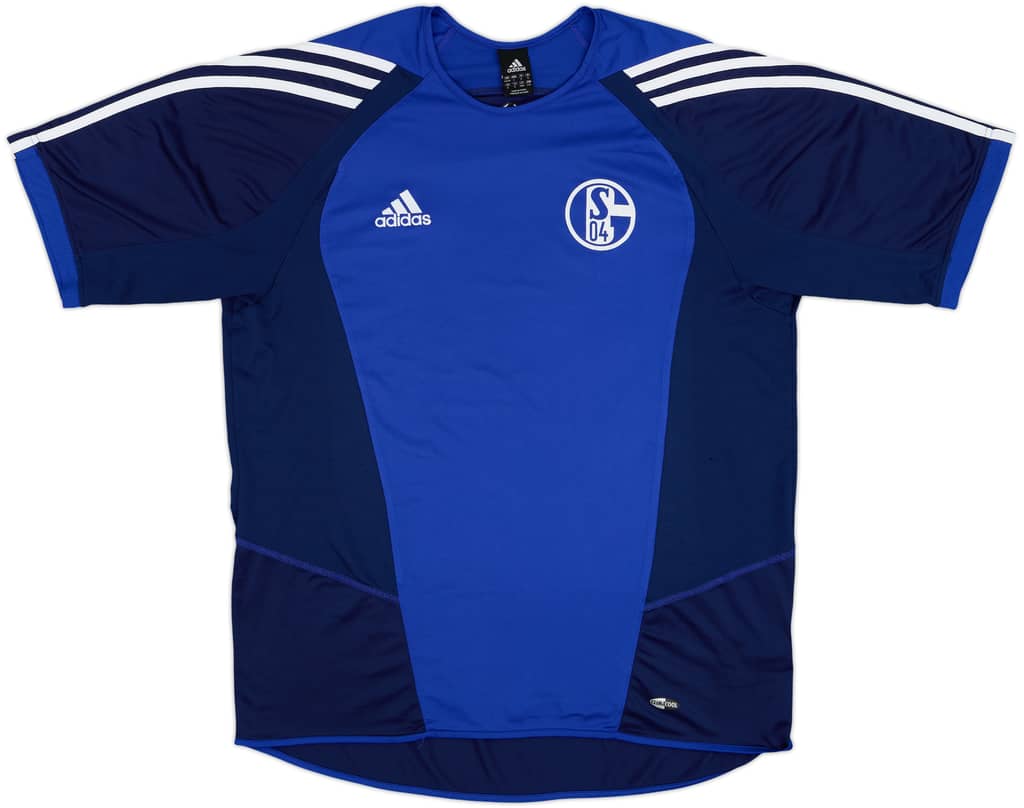 2004-05 Schalke adidas Training Shirt - 8/10 - (XL)