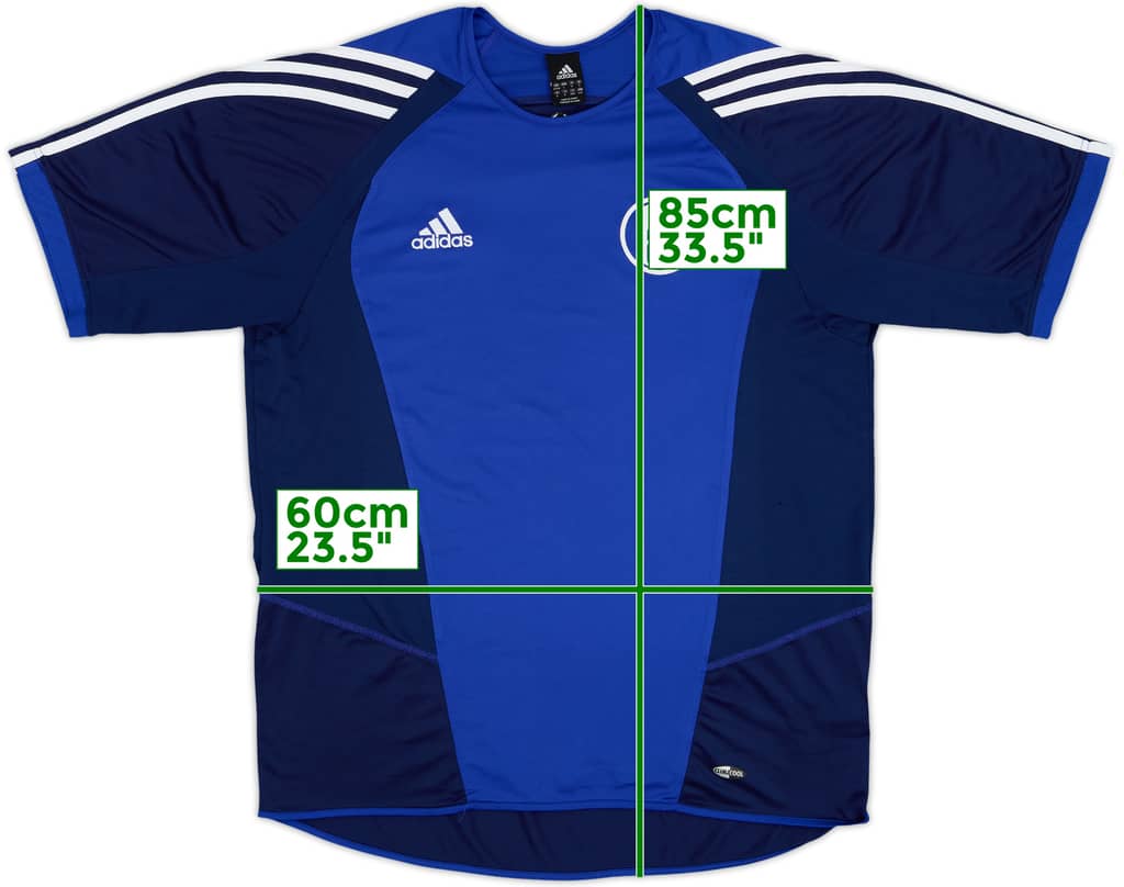 2004-05 Schalke adidas Training Shirt - 8/10 - (XL)